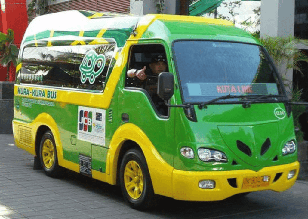 shuttle bus in Bali