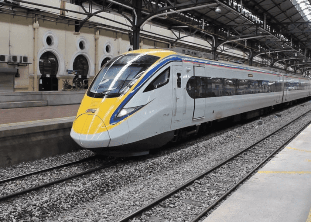 ETS Train From Kuala Lumpur to Ipoh