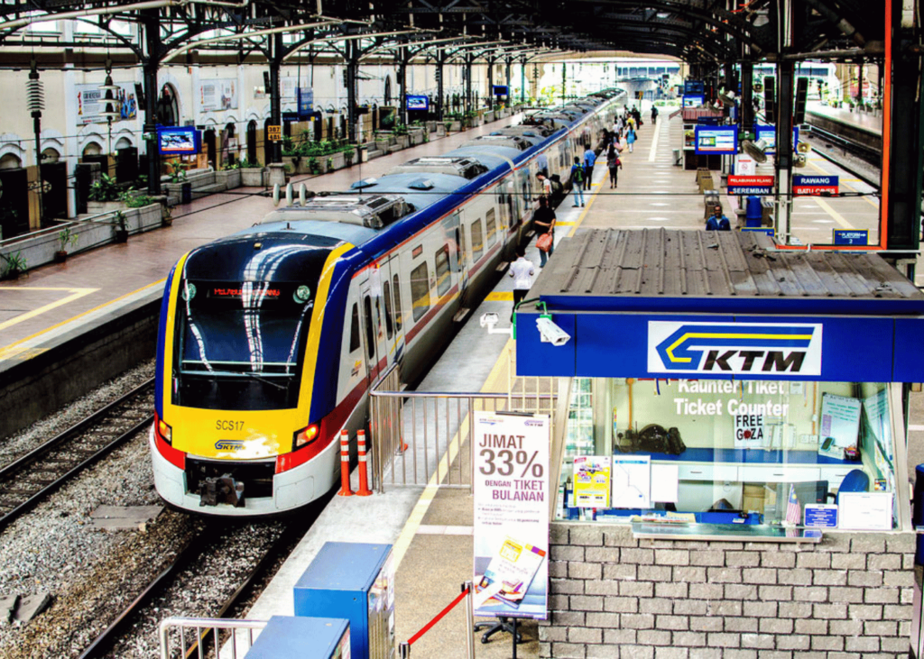 KTM Train From Kuala Lumpur to Ipoh