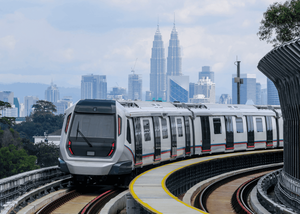 MRT Train In Kuala Lumpur