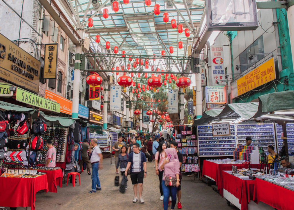 Petaling Street in Chinatown Kuala Lumpur