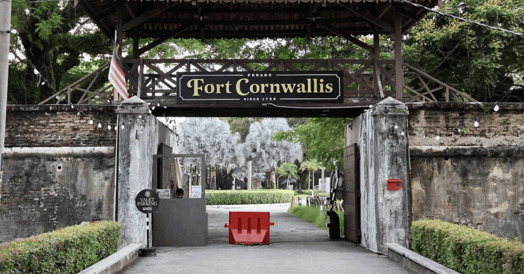 Fort Cornwallis is the largest standing fort in Malaysia